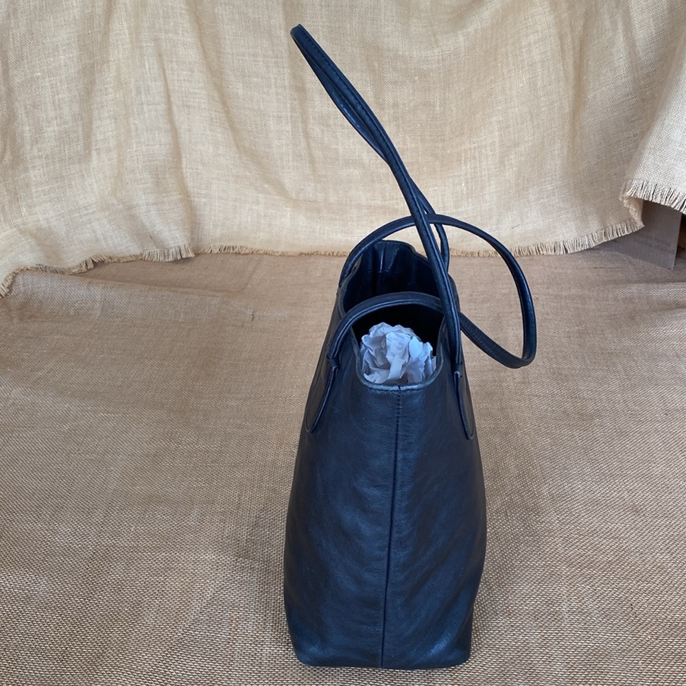 Coach Black Leather Tote Bag - Picture 4 of 15
